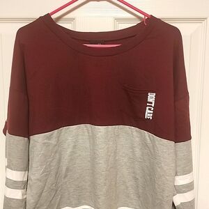 Rue 21 Messy Hair Don't Care long sleeve shirt